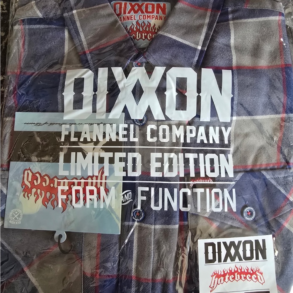 DIXXON Plaid Flannel Shirt - Hatebreed ✨Sold out & LIMITED✨